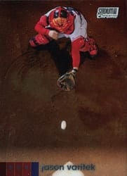2020 Stadium Club Chrome Base Set Jason Varitek #58 card