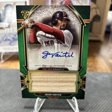 2024 Topps Triple Threads Autograph Single Jumbo Relics Jason Varitek #AJR-JV card