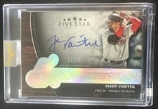 2025 Topps Five Star Five Time Signatures Jason Varitek #FTS-JVA card