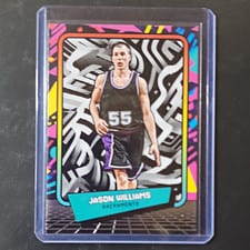 2021-22 Panini Obsidian Galaxy Autographs Jason Williams #GA-JWL card