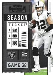 2020 Panini Contenders Base Set Jason Witten #30 card