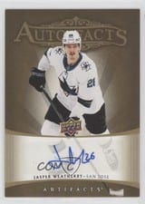 2022-23 Upper Deck Artifacts 2005-06 Retro - Autograph Facts Jasper Weatherby #RAF-JW card