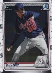 2020 Bowman Chrome Prospects Jasseel De La Cruz #BCP-115 card