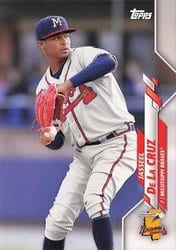 2020 Topps Pro Debut Base Set Jasseel De La Cruz #PD-28 card