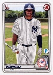 2020 Bowman 1st Edition Base Set Jasson Dominguez #BFE-8 card