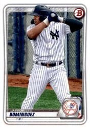 2020 Bowman Draft Base Set Jasson Dominguez #BD-151 card