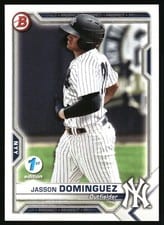2021 Bowman 1st Edition Jasson Dominguez #BFE-13 card