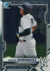 2021 Bowman Chrome Prospects Jasson Dominguez #BCP-13 card