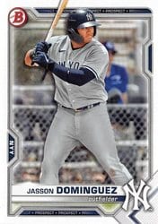 2021 Bowman Draft Base Set Jasson Dominguez #BD-77 card