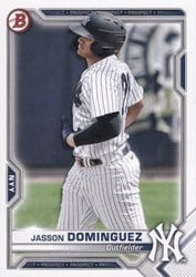 2021 Bowman Prospects Jasson Dominguez #BP-13 card