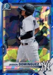2021 Bowman Sapphire Edition Base Set Jasson Dominguez #BCP-13 card