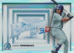 2022 Bowman 3D Jasson Dominguez #B3D-6 card