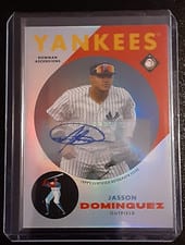 2022 Bowman Chrome Ascensions Autographs Jasson Dominguez #BA-18 card