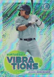 2022 Bowman Virtuosic Vibrations Jasson Dominguez #VV-4 card
