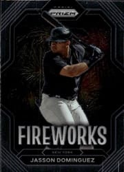 2023 Panini Prizm Fireworks Jasson Dominguez #F3 card