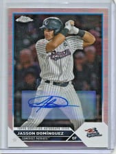 2023 Topps Pro Debut Chrome Autographs Refractor Jasson Domínguez #PDC-121 card