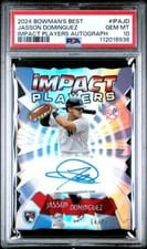 Jasson Domínguez 2024 Bowman's Best Impact Players Autographs card