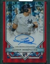 2024 Bowman Sterling Rookie Autographs Jasson Domínguez #RA-JD card