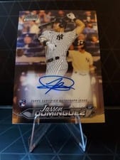 2024 Stadium Club Chrome Autographs Jasson Domínguez #SCCA-JD card