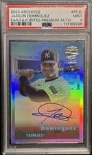 2024 Topps Archives Fan Favorites Premium Autographs Jasson Domínguez #FF-JD card