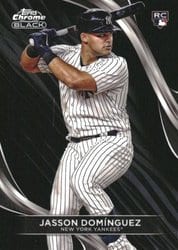 2024 Topps Chrome Black Base Set Jasson Domínguez #19 card