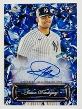 2024 Topps Chrome Sapphire Edition Selections Autographs Jasson Domínguez #SSA-JD card