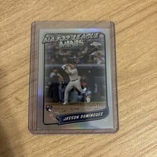 2024 Topps Chrome Update Major League Minis Jasson Domínguez #MM-8 card