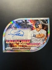 2024 Topps Cosmic Chrome Launched Into Orbit Autographs Jasson Domínguez #LIOA-JD card