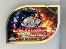 2024 Topps Cosmic Chrome Launched Into Orbit Jasson Domínguez #LIO-15 card