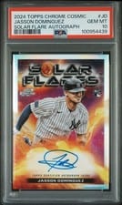 2024 Topps Cosmic Chrome Solar Flares Autographs Jasson Domínguez #SFA-JD card