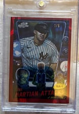 2024 Topps Cosmic Chrome The Martian Attacks Jasson Domínguez #TMA-1 card