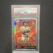 2024 Topps Cosmic Chrome The Martian Attacks Jasson Domínguez #TMA-4 card