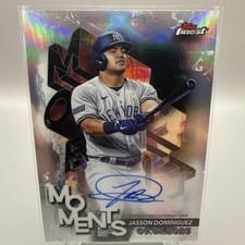 2024 Topps Finest Moments Autograph Jasson Dominguez #FMA-JD card