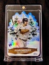2024 Topps Holiday Evergreen Die Cuts Jasson Domínguez #EG-10 card