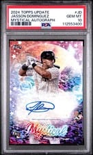 2024 Topps Update Mystical Autographs Jasson Domínguez #MYSA-JD card