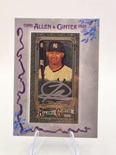2025 Topps Allen & Ginter Framed Mini Autographs (Baseball) Jasson Domínguez #MA-JD card