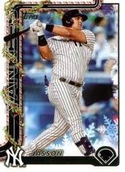 2025 Topps Holiday Base Set Jasson Domínguez #H10 card