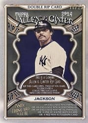 2024 Topps Allen & Ginter Double Rip Cards Jasson Domínguez / Reggie Jackson (New York Yankees) #DRIP-JD card