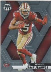 2025 Panini Mosaic Base Set Jauan Jennings #142 card