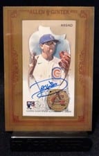 2023 Topps Allen & Ginter Framed Mini Autographs Javier Assad #MA-JA card