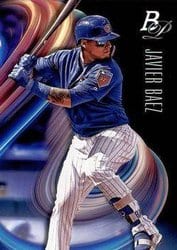 2018 Bowman Platinum Base Set Javier Baez #27 card