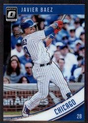 2018 Donruss Optic Base Set Javier Baez #75 card