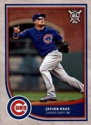 2018 Topps Big League Base Set Javier Baez #192 card