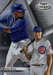 2018 Topps Gold Label Base Set Javier Baez #31 card