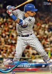 2018 Topps Update Base Set Javier Baez #US119 card