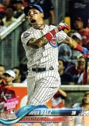 2018 Topps Update Base Set Javier Baez #US37 card