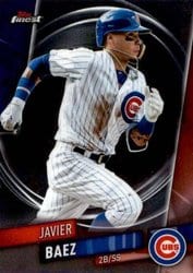 2019 Finest Base Set Javier Baez #13 card