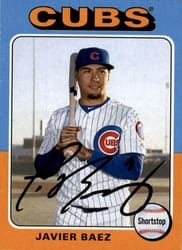 2019 Topps Archives Base Set Javier Baez #193 card