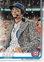 2019 Topps Base Set Javier Baez #310 card