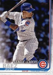 2019 Topps Base Set Javier Baez #90 card